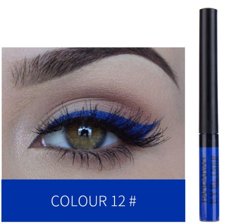 12-color matte eyeliner $10.99 Dana Fashion style: 12style makeup Product Category: Eyeliner Color: multicolor Specifications: normal specifications Style: 12 color eyeliner Color number: 1#, 2#, 3#, 4#, 5#, 6#, 7#, 8#, 9#, 10#, 11#, 12# Size: 12*120 mm