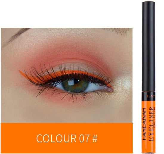 12-color matte eyeliner $10.99 Dana Fashion style: 7style makeup Product Category: Eyeliner Color: multicolor Specifications: normal specifications Style: 12 color eyeliner Color number: 1#, 2#, 3#, 4#, 5#, 6#, 7#, 8#, 9#, 10#, 11#, 12# Size: 12*120 mm