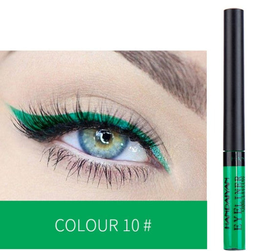 12-color matte eyeliner $10.99 Dana Fashion style: 10style makeup Product Category: Eyeliner Color: multicolor Specifications: normal specifications Style: 12 color eyeliner Color number: 1#, 2#, 3#, 4#, 5#, 6#, 7#, 8#, 9#, 10#, 11#, 12# Size: 12*120 mm