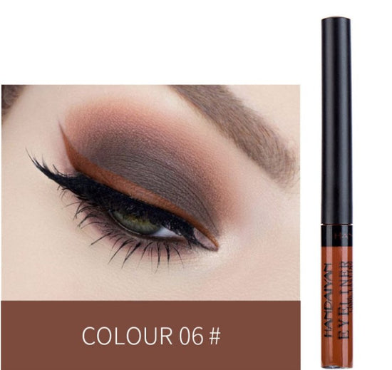 12-color matte eyeliner $10.99 Dana Fashion style: 6style makeup Product Category: Eyeliner Color: multicolor Specifications: normal specifications Style: 12 color eyeliner Color number: 1#, 2#, 3#, 4#, 5#, 6#, 7#, 8#, 9#, 10#, 11#, 12# Size: 12*120 mm