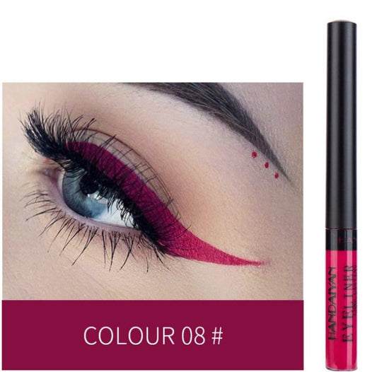 12-color matte eyeliner $10.99 Dana Fashion style: 8style makeup Product Category: Eyeliner Color: multicolor Specifications: normal specifications Style: 12 color eyeliner Color number: 1#, 2#, 3#, 4#, 5#, 6#, 7#, 8#, 9#, 10#, 11#, 12# Size: 12*120 mm