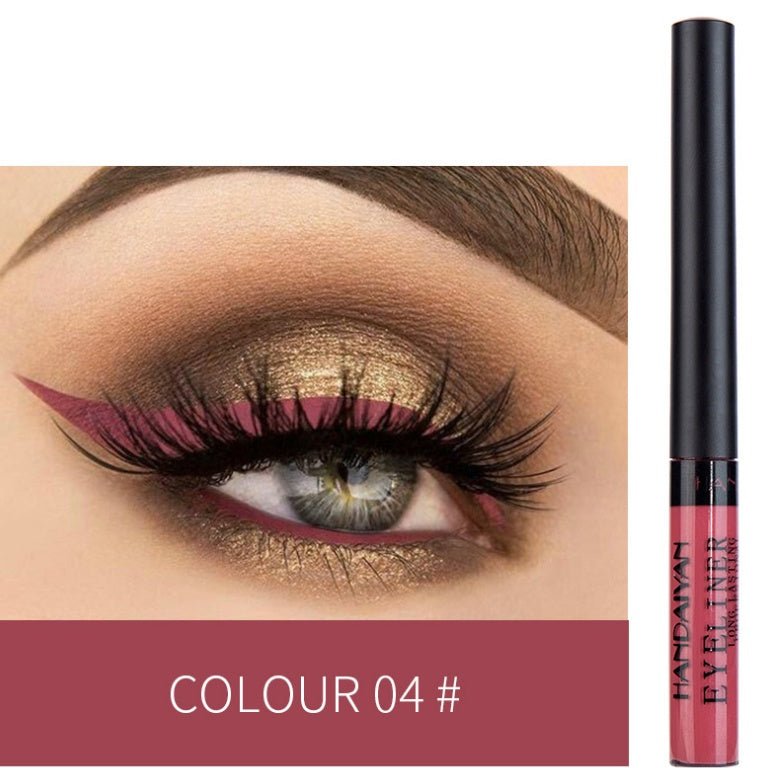 12-color matte eyeliner $10.99 Dana Fashion style: 4style makeup Product Category: Eyeliner Color: multicolor Specifications: normal specifications Style: 12 color eyeliner Color number: 1#, 2#, 3#, 4#, 5#, 6#, 7#, 8#, 9#, 10#, 11#, 12# Size: 12*120 mm