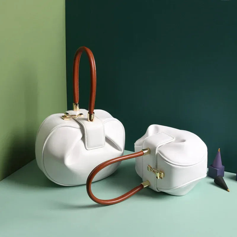 Leather handbags fashion dumplings handbag - DanaFashionstore