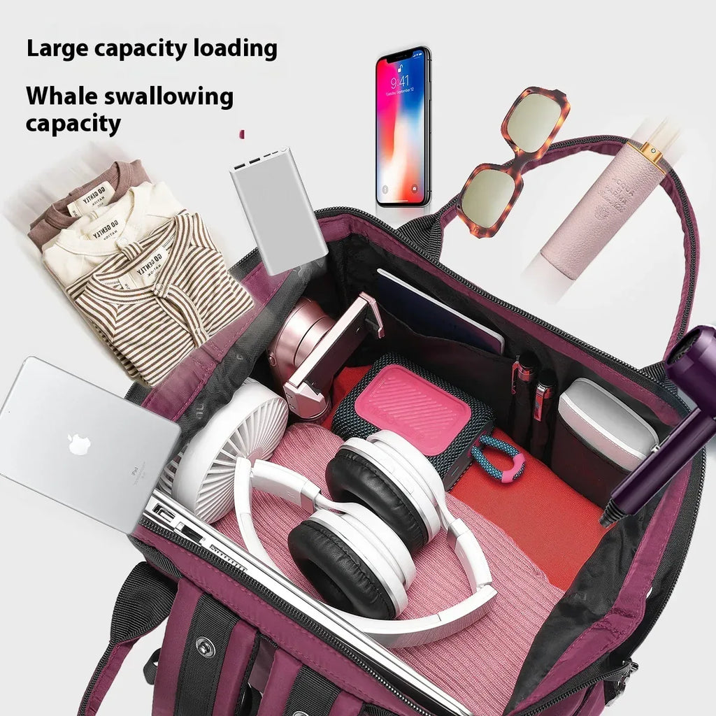 Large Capacity Backpack Portable Baby Diaper Bag Travel Mummy Bag Diaper Bag - DanaFashionstore