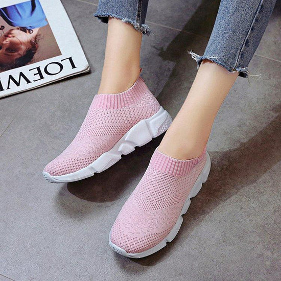 Large size flying woven mesh shoes - DanaFashionstore