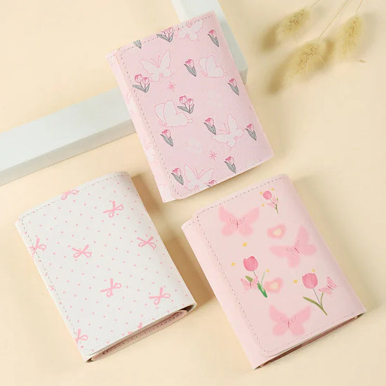 Butterfly-patterned Short Style Three-fold Wallet Multifunction - DanaFashionstore