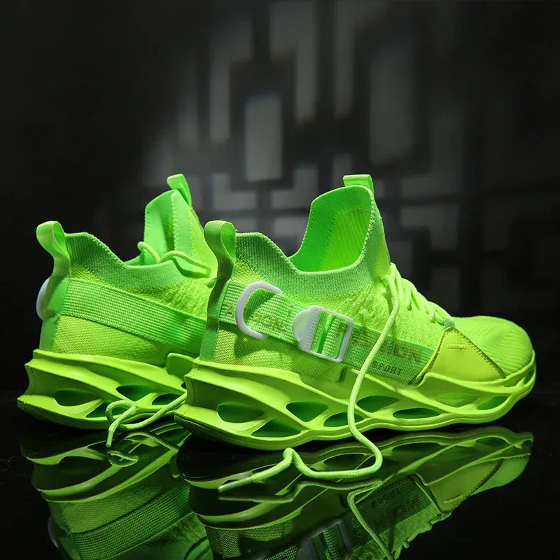 Casual sneakers flying woven mesh shoes - DanaFashionstore