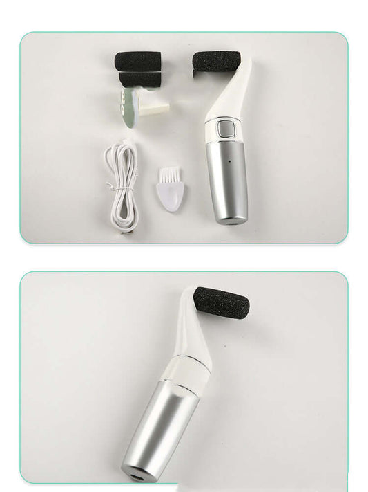 USB Rechargeable Foot File Professional Electric Feet Callus Remover Pedicure Foot Sander Dead Skin Callus Remover Foot Care $39.99 Dana Fashion Color: Black style: Battery models Beauty Tools Overview: Feature: USB charging design, more convenient to use