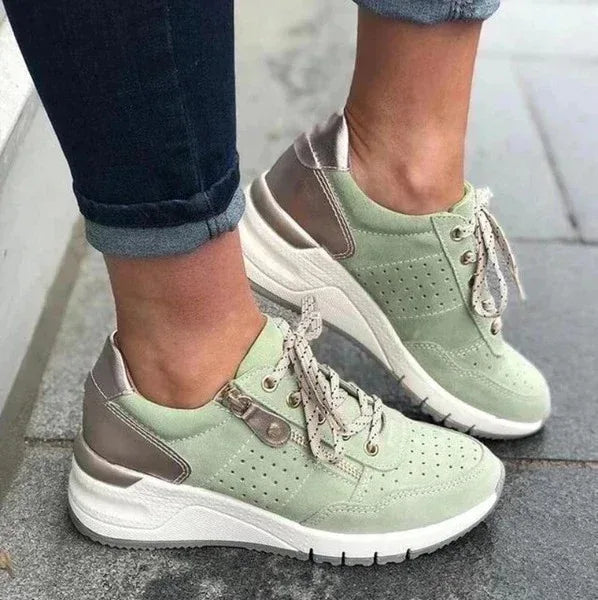 Burnt platform sneakers - DanaFashionstore