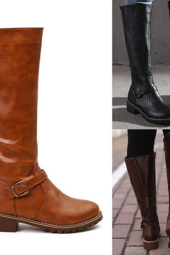 European and American women's knight boots