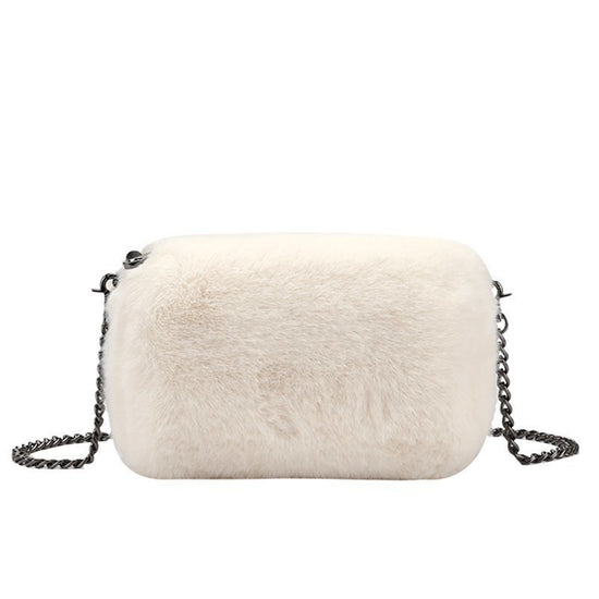 Women's Fashion Plush Chain Shoulder Bag - Dana Fashion