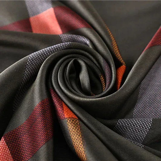 Geometric silk silk scarf - DanaFashionstore