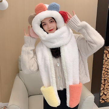 White hooded