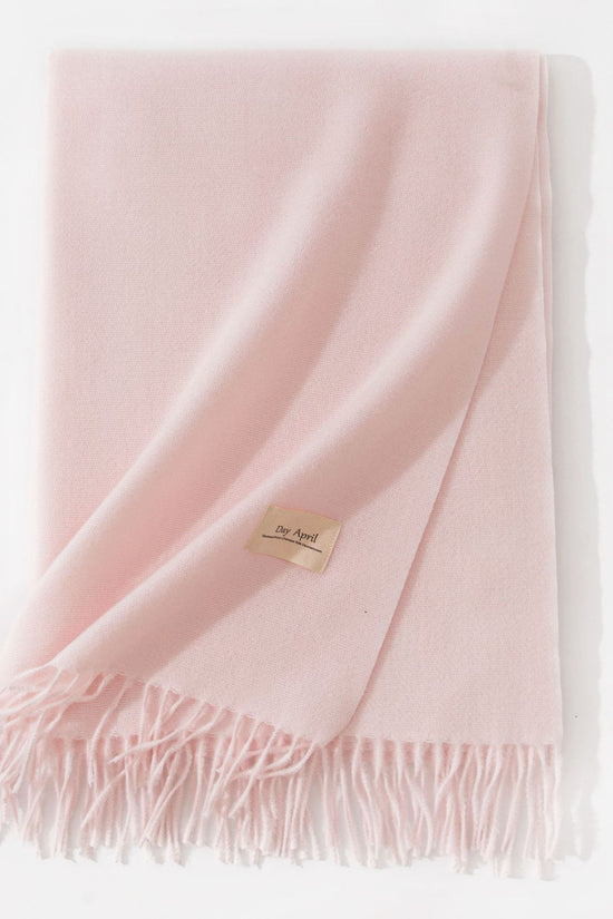 Pure Color Artificial Cashmere Scarf Women's Winter High-grade Shawl