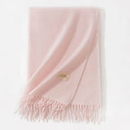 Pure Color Artificial Cashmere Scarf Women's Winter High-grade Shawl - DanaFashionstore