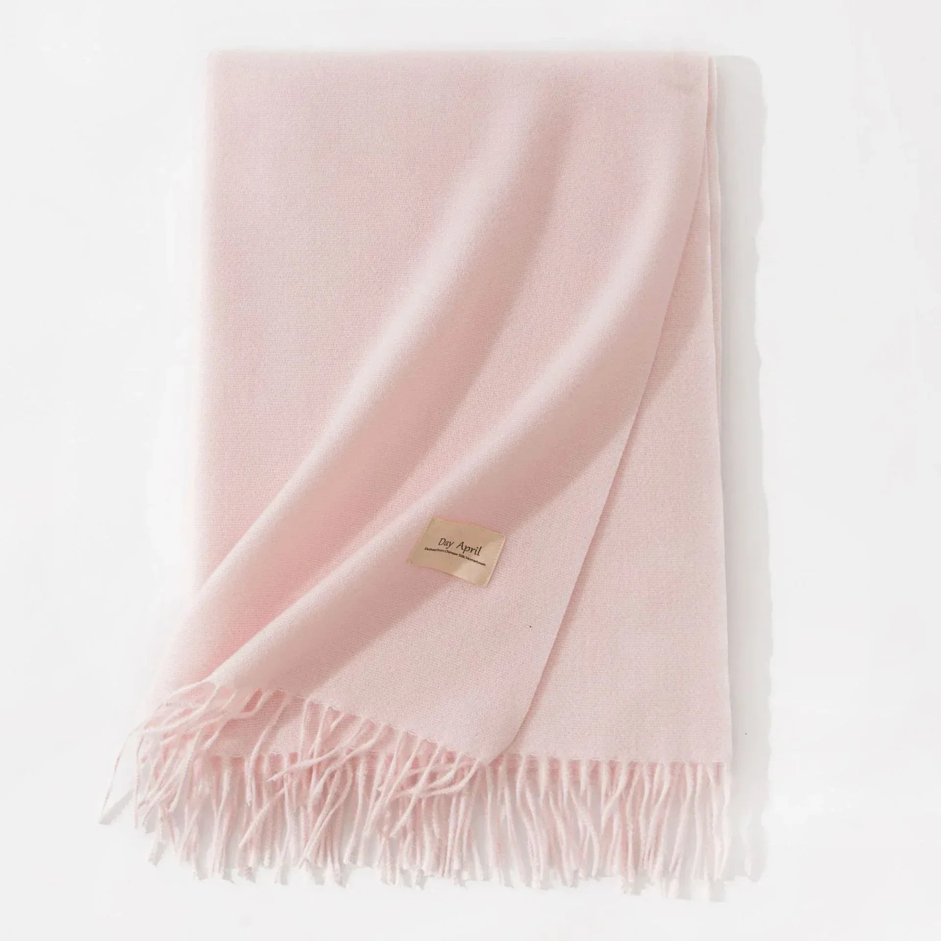 Pure Color Artificial Cashmere Scarf Women's Winter High-grade Shawl - DanaFashionstore