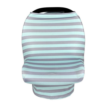 Light blue grey stripes