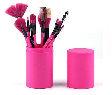 12pcs Makeup Brush Set Blush Eyeshadow Eyelash Highlighter Makeup Brush $12.74 Dana Fashion Appearance color: Rose red quantity: Q12pc Women's Bags Overview: Unique design, stylish and beautiful. Good material, comfortable wear. A variety of colors, any c