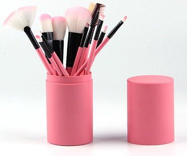 12pcs Makeup Brush Set Blush Eyeshadow Eyelash Highlighter Makeup Brush $12.74 Dana Fashion Appearance color: Rose pink quantity: Q12pc Women's Bags Overview: Unique design, stylish and beautiful. Good material, comfortable wear. A variety of colors, any