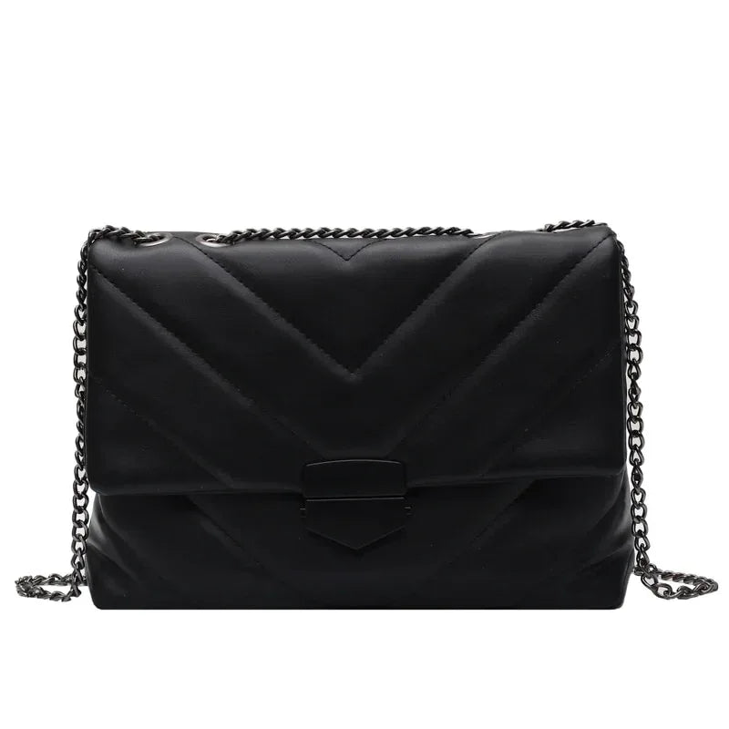 Embroidery Thread Small PU Leather Crossbody Bags for Women Trend Hand Bag Women's Branded Trending Shoulder Handbags - DanaFashionstore