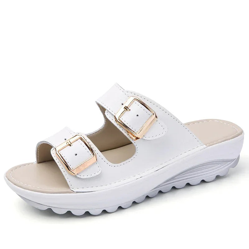 Leather beach shoes - DanaFashionstore