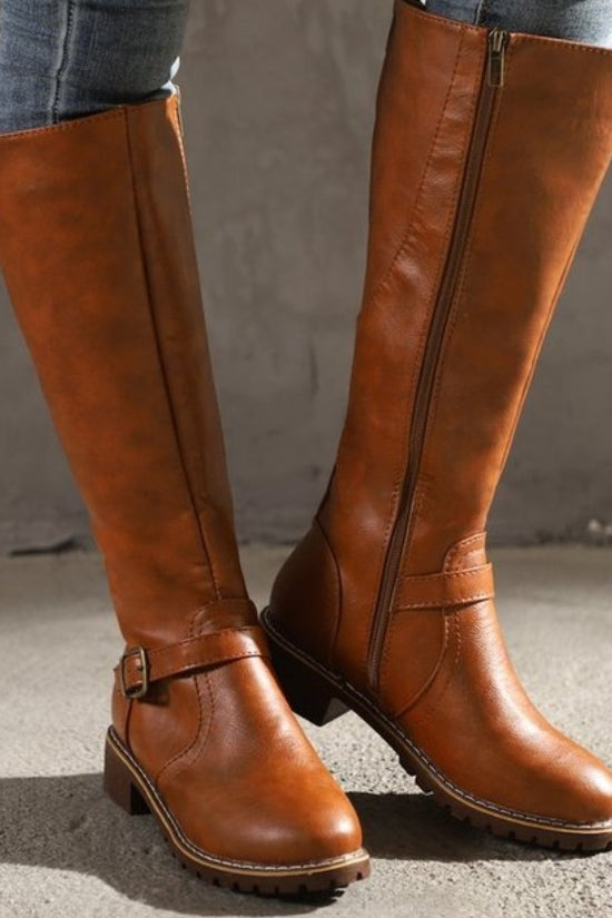 European and American women's knight boots