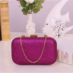 Women Handbag Evening Bags For Party New Women Chain Shoulder Bag Ladies Fashion Gold Clutch Box Bag Women Messenger - DanaFashionstore