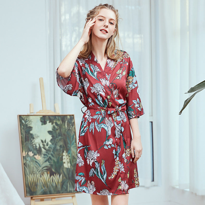 Short silk nightgown - Dana Fashion