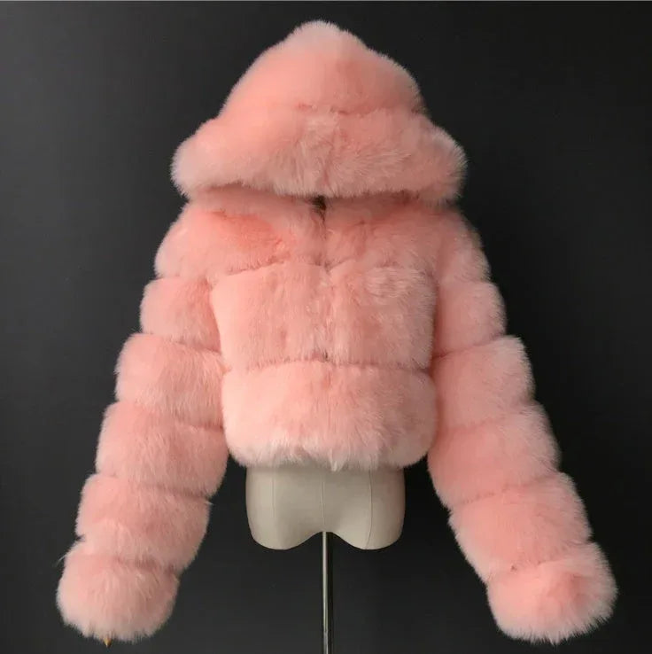 New Winter Faux Fur Coat for Women - DanaFashionstore