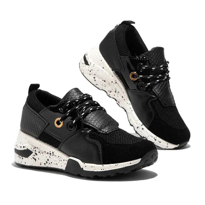 Flat-bottomed low-top lace-up running shoes - DanaFashionstore