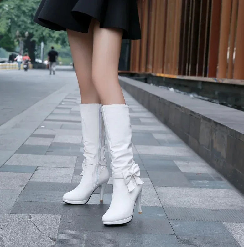 Bow with round head Martin boots - DanaFashionstore