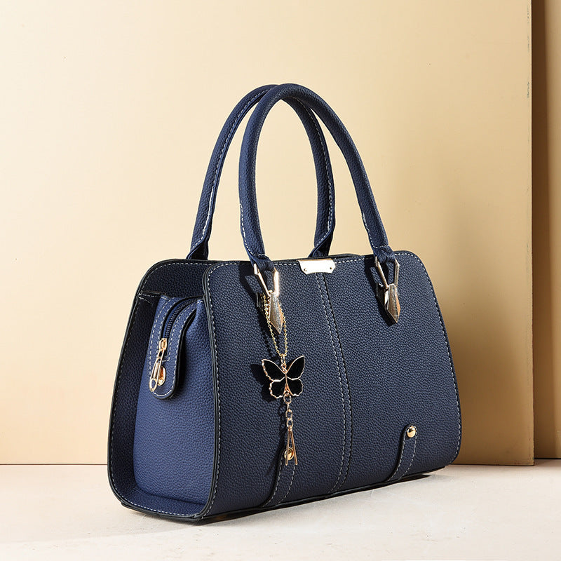 Large Capacity Lychee Pattern Women's Handbag - Dana Fashion