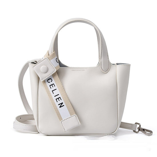 Cattlehide Leather Cross Body Bucket Bag - Dana Fashion