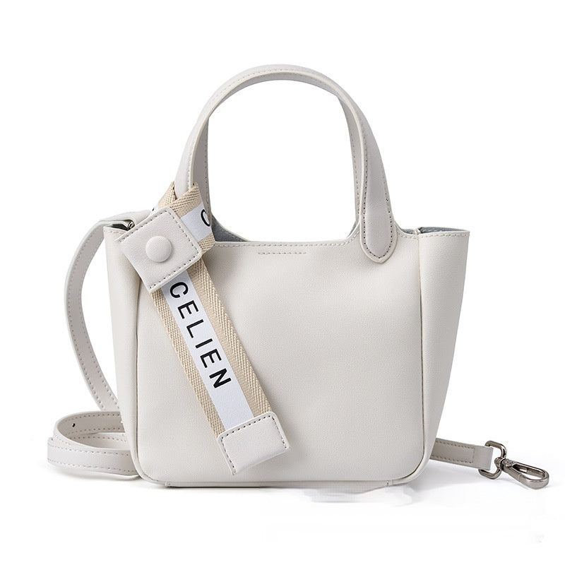 Cattlehide Leather Cross Body Bucket Bag - Dana Fashion
