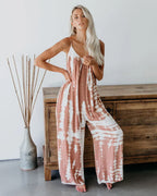 Tie-Dye Loose Pants Jumpsuit 2026 - Casual Colorful Jumpsuit - DanaFashionstore
