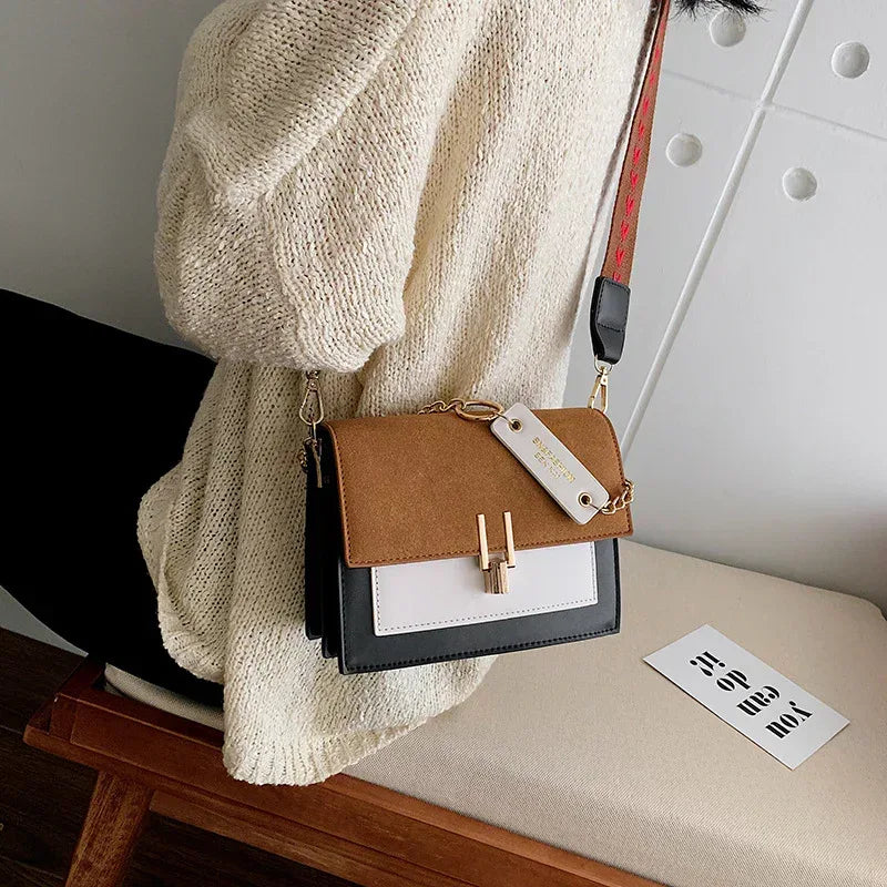Korean fashion matte shoulder bag small square bag - DanaFashionstore