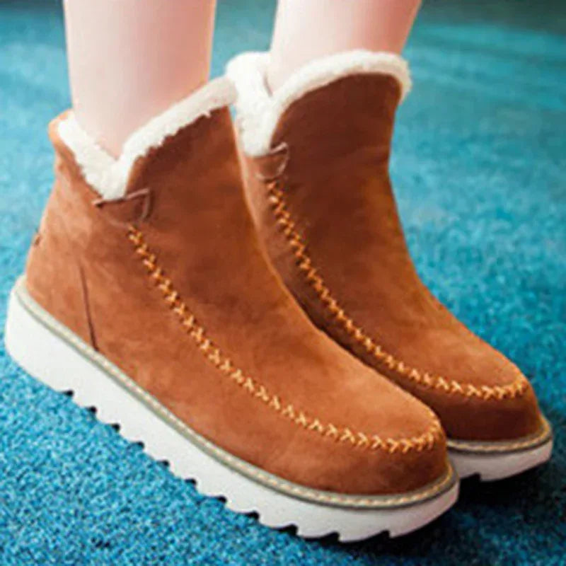 Snow Warm Women's Shoes Plus Velvet Martin Short Boots - DanaFashionstore