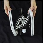 High-top canvas shoes - DanaFashionstore