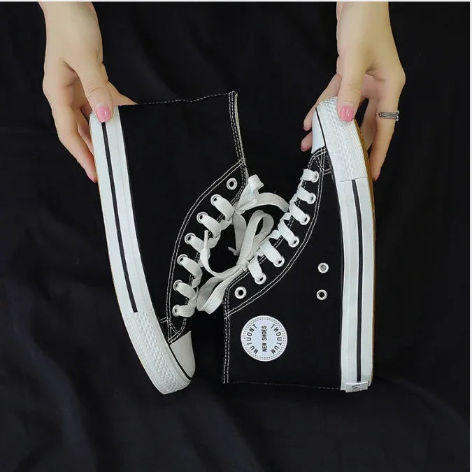 High-top canvas shoes - DanaFashionstore