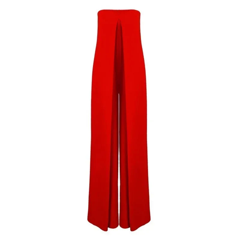 One-Piece Flat Shoulder Jumpsuit 2026 - Minimalist Casual Jumpsuit - DanaFashionstore