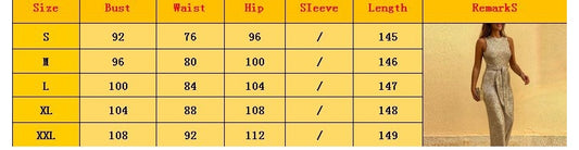 Sleeveless sequined silver jumpsuit