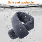 Women Men Soft Temperature Control Pain Relief Cervical Massage Shoulder Neck Wrap USB Heated Scarf Shawl Washable Winter Warm - DanaFashionstore