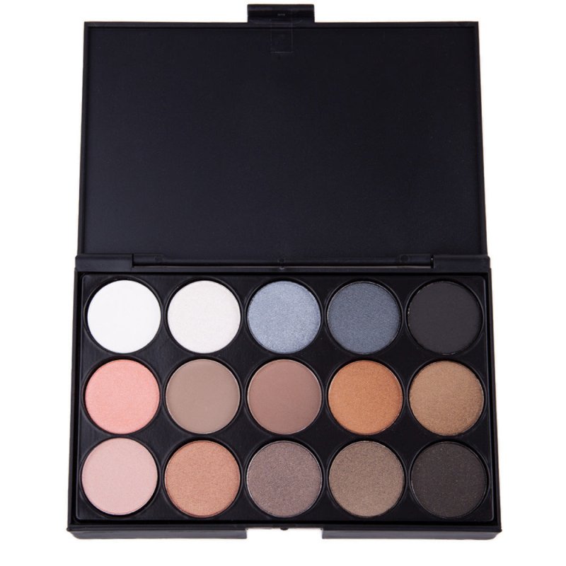 15 color earth color eyeshadow smoky eyeshadow $15.00 Dana Fashion Color: Pearl makeup Product name: 15 color eyeshadow Product size: length.width.height: 15.5x10.7x1cm