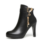 Womens Autumn Leather Boots - DanaFashionstore