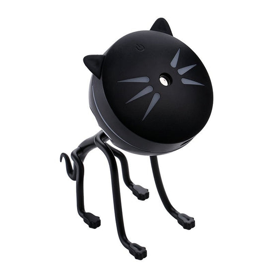 150ML Cat Ultrasonic Humidifier Aromatherapy Diffusers USB Car Air Freshener Home Mini Air Water Air Purifier Led Bulb Diffuser $34.99 Dana Fashion Color: Black Beauty Tools Information: (1). size: 157*90*175(mm) (2). color: black,white, blue (3). capacit
