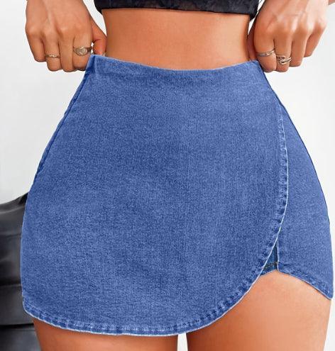 Slim-fit Denim Skirt Shorts For Women - DanaFashionstore