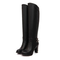 Thick Heel Over The Knee Boots High Heel Women's Boots - DanaFashionstore