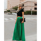 Women fashion casual skirt girls high Waist long skirts - DanaFashionstore