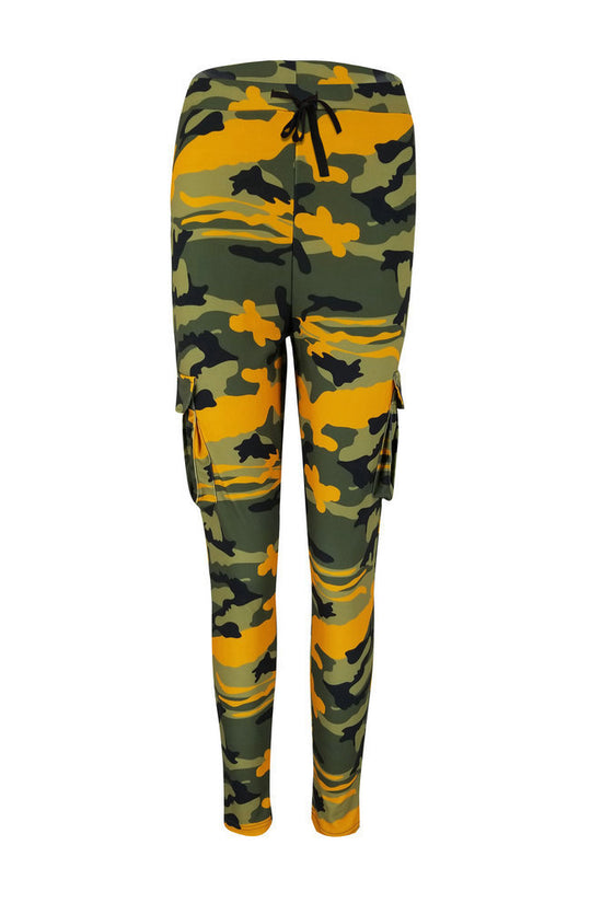Camouflage Plus Size Casual Trousers Women New Casual Pants Women Fall Winter