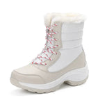 Plus velvet high-top women's shoes waterproof snow boots - DanaFashionstore